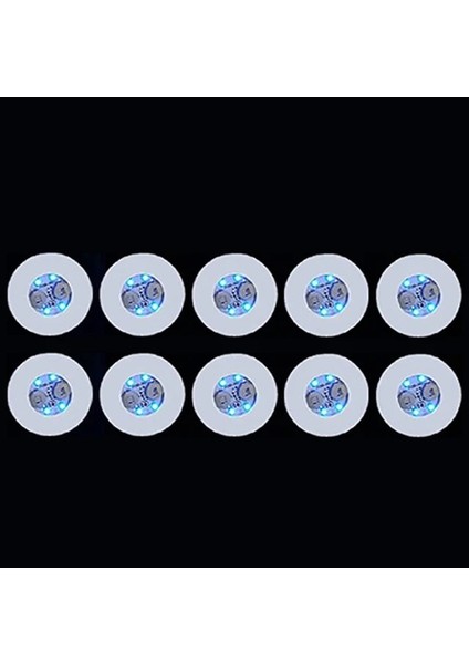 Mavi Işık 10PCS 10PCS LED Coaster Çıkartmalar Aydınlık Içecekler Bardak Altlıkları Şarap Likör Şişeleri Coaster Etiket Çubukları Atmosfer Işıkları Bardak Etiket Pedleri (Yurt Dışından)