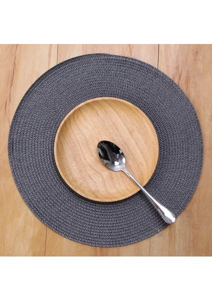 G Yuvarlak 6 Adet 4 Adet Pp Yemek Masası Mat Dokuma Placemat Ped Isıya Dayanıklı Kaseler Kahve Fincanları Coaster Sofra Mat Ev Mutfak Parti Kaynağı (Yurt Dışından)
