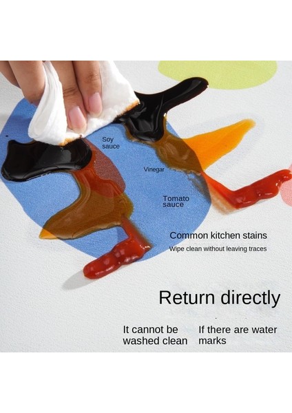 W 40X50CM Mutfak Bar Bulaşık Kurutma Mat Kahve Makinesi Emici Masa Placemat Isıya Dayanıklı Ped Tezgah Su Bardağı Drenaj Kurutma Pedi (Yurt Dışından)