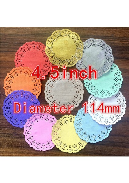 3.5 Inç Kırmızı 100 Adet Yuvarlak Resim Gösterdiği Gibi 100 Adet 3.5 Inç 4.5 Inç 5.5 Inç Yuvarlak Pembe Altın Kağıt Dantel Danteller Kek Placemat Parti Hediye Dekorasyon Için (Yurt Dışından)