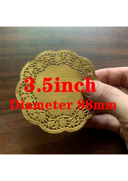 3.5 Inç Kırmızı 100 Adet Yuvarlak Resim Gösterdiği Gibi 100 Adet 3.5 Inç 4.5 Inç 5.5 Inç Yuvarlak Pembe Altın Kağıt Dantel Danteller Kek Placemat Parti Hediye Dekorasyon Için (Yurt Dışından)