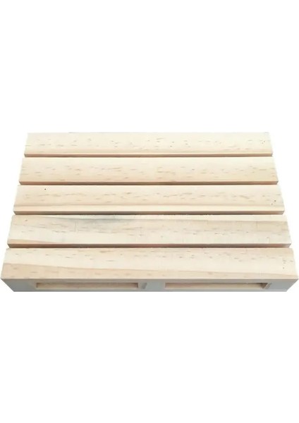 Ahşap Renk Palet Coaster Gıda Mat Doğal Ahşap Viski Kokteyl Içecekler Palet Masaüstü Süs Placemats Masa Dekorasyon (Yurt Dışından)