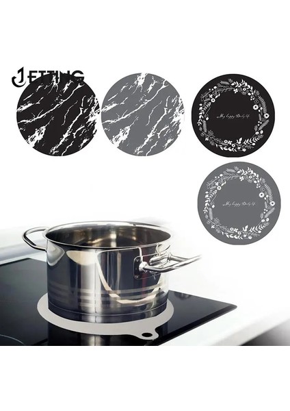 F Pic Olarak 1pc Silikon Indüksiyon Ocak Koruma Yastığı Fiberglas Indüksiyon Ocaklar Manyetik Kaymaz Çizilmeye Karşı Koruyucu Isı Direnci (Yurt Dışından)