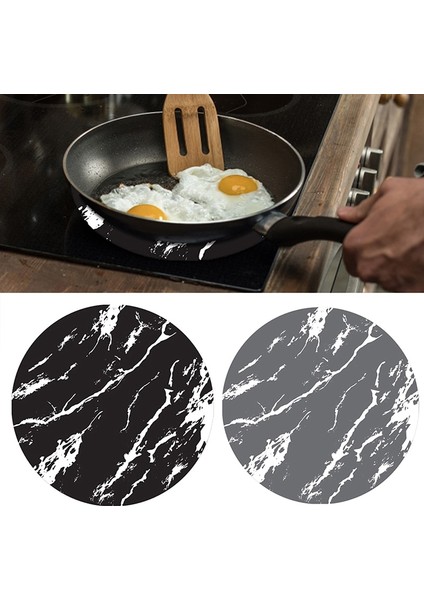 F Pic Olarak 1pc Silikon Indüksiyon Ocak Koruma Yastığı Fiberglas Indüksiyon Ocaklar Manyetik Kaymaz Çizilmeye Karşı Koruyucu Isı Direnci (Yurt Dışından)