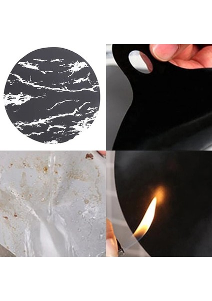F Pic Olarak 1pc Silikon Indüksiyon Ocak Koruma Yastığı Fiberglas Indüksiyon Ocaklar Manyetik Kaymaz Çizilmeye Karşı Koruyucu Isı Direnci (Yurt Dışından)
