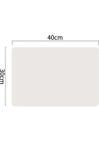40X30CM Açık Gri 1 Adet 60/40CM Büyük Boy Gıda Sınıfı Silikon Su Geçirmez Placemat Isı Yalıtımı Kaymaz Yıkanabilir Masa Mat Mutfak Yemeği Için (Yurt Dışından)