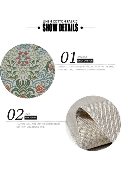 PM-156 46CMX33CM Retro Bitki Desenleri Masa Peçetesi Yalıtım Placemat Pamuk Keten Ped Masa Mat Mutfak Aksesuarları Dekorasyon Ev Ped Coaster (Yurt Dışından) indirimleri