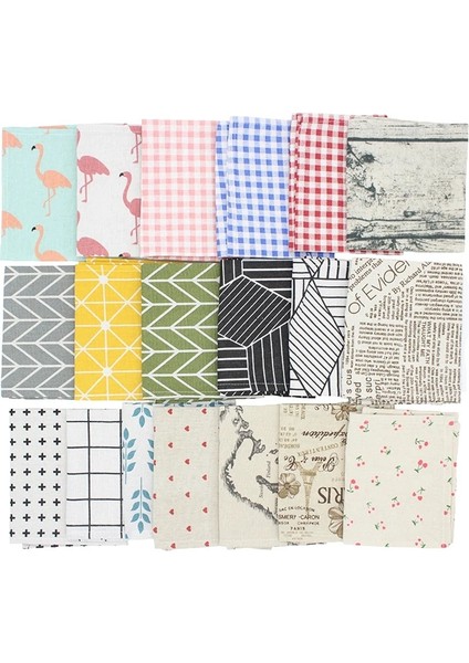 Stil 3 Hongbo 1 Adet Ekose Pamuk Placemat Japon Moda Stil Kumaş Masa Paspaslar Peçeteler Basit Tasarım Sofra Mutfak Aracı (Yurt Dışından)
