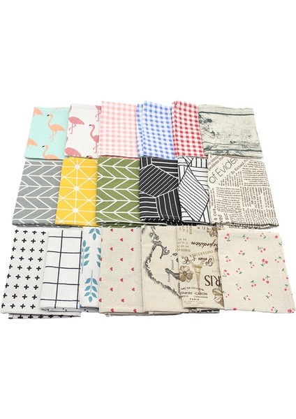 Stil 3 Hongbo 1 Adet Ekose Pamuk Placemat Japon Moda Stil Kumaş Masa Paspaslar Peçeteler Basit Tasarım Sofra Mutfak Aracı (Yurt Dışından)