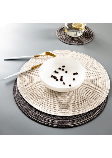 Yeşil 8 Adet 30 cm 8/10/12 Adet Masa Servis Altlıkları Masa Mat Için Rami Yalıtım Pedi Placemats Keten Kaymaz Masa Paspasları Ev Dekorasyon Pedi Coaster (Yurt Dışından)
