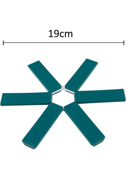 Yeşil Resimde Gösterildiği Gibi Katlanabilir Isıya Dayanıklı Servis Altlığı Yemek Masası Mat Plastik Yalıtım Coaster Pedleri Tava Kase Tutucu Utensilios De Cocina (Yurt Dışından)