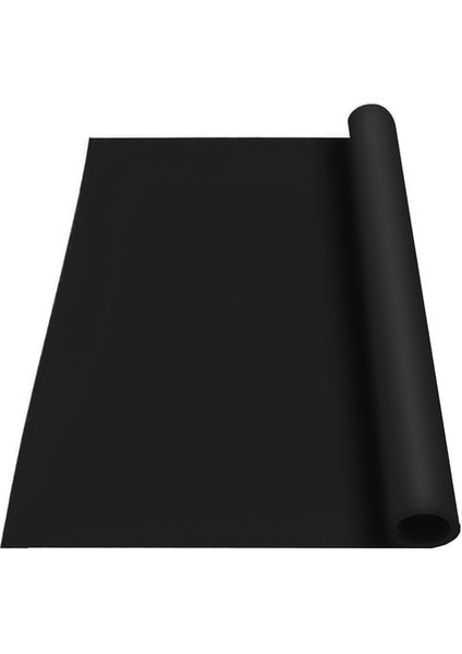 Siyah 100X50CM 1mm Büyük Silikon Mat Placemat Vinil Masa Mat Isı Yalıtımı Kaymaz Yıkanabilir Mutfak Yemek Tabağı Tezgah Koruyucu Ped (Yurt Dışından)