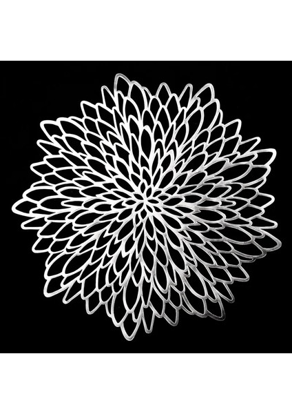 Bir Gül 38 cm 15 Inç 1 Adet Pvc Placemat Yemek Masası Için Içi Boş Ped Coaster Pad Masa Kase Mat (Yurt Dışından) fırsatları