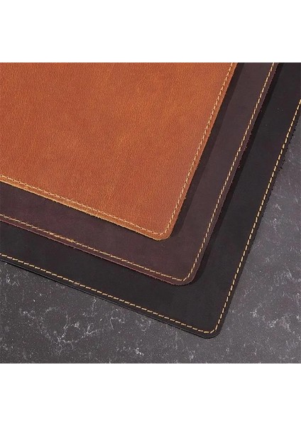 Kahverengi 60X30CM Büyük Mouse Pad Ekstra Büyük Kaymaz Masa Pedi Su Geçirmez Pu Deri Masa Masa Koruyucu Oyun Fare Mat Oyun Ofis Çalışması Için (Yurt Dışından)