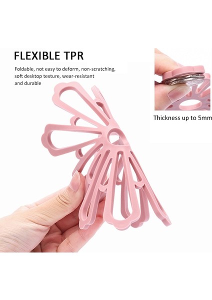 04 Çiçek M Tpr Kauçuk Anti-Sıcak Coaster Kaymaz Çiçek Servis Altlığı Isı Yalıtımlı Ped Tencere Nihalesi Masa Dekorasyon Aksesuarları Paspaslar Pedler Dropship (Yurt Dışından)