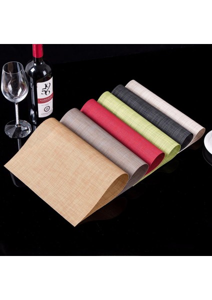 Açık Gri 30X45 cm Placemats Mutfak Yemek Bardak Altlıkları Masa Yer Paspasları Kaymaz Bulaşık Kase Tutucu Ped Yerleştirme Isı Leke Dayanıklı Dekoratif Mat (Yurt Dışından) indirimleri