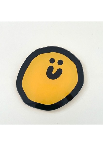 04 Sevimli Karikatür Akrilik Coaster Basit Su Geçirmez Ped Yüksek Sıcaklık Kase Ped Masaüstü Dekorasyon Masa Mat (Yurt Dışından)