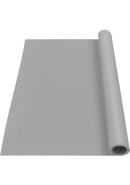 Gri 90X50 cm Masa Mat Yemek Silikon Placemat Sıcak Ped 1mm Kalınlığında Masa Örtüsü Masa Koruyucu Pişirme Mat Kaymaz Mutfak Masası Süslemeleri (Yurt Dışından)