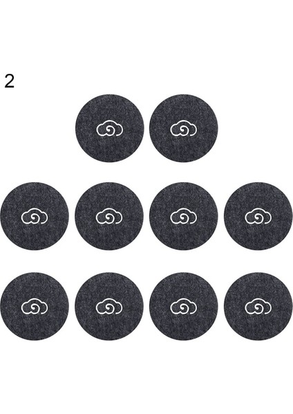Çikolata 14 + 1 Adet Emici Yuvarlak Altıgen Keçe Coaster Bardak Mat Pad Saklama Kutusu Kase Kupa Cam Plaka Yaratıcı Placemats Içecek Aksesuarları (Yurt Dışından)
