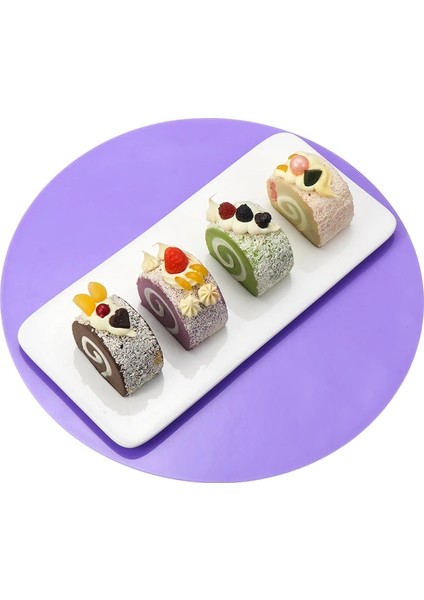 Siyah Yumuşak Yapışmaz Yuvarlak Mikrodalga Mat Dayanıklı Silikon Pişirme Pedi Masa Arkadaşı Pasta Tepsisi Pişirme Aracı Ev Mutfak Aksesuarları (Yurt Dışından) indirimleri