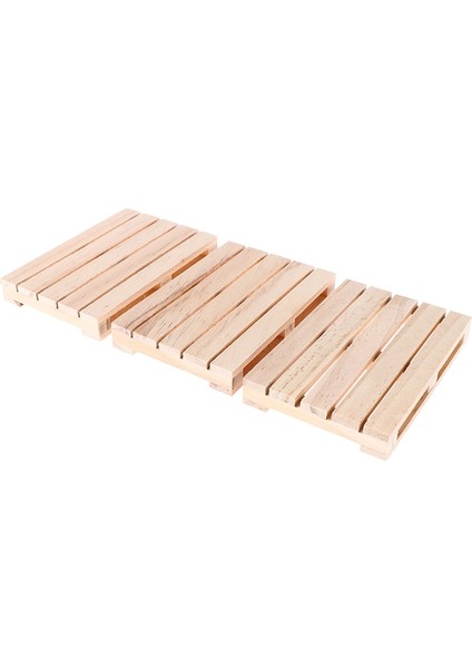 Koyu Haki 11.5x7.5x1.5 cm 1 Adet Mini Ahşap Palet Içecek Bardak Sıcak ve Soğuk Içecekler Yalıtım Pedi Bardak Altlığı Tencere Nihalesi (Yurt Dışından)