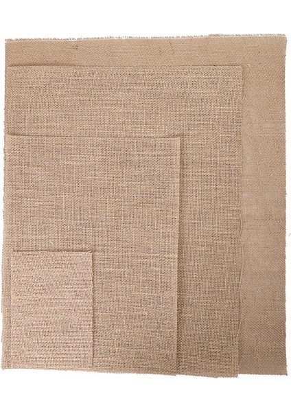 Stil 8 1 Adet Retro Doğal Jüt Çuval Bezi Yemek Masası Mat Yuvarlak Kare Keten Masa Placemat Fincan Paspaslar Ev Düğün Için Noel Partisi Dekoru (Yurt Dışından)