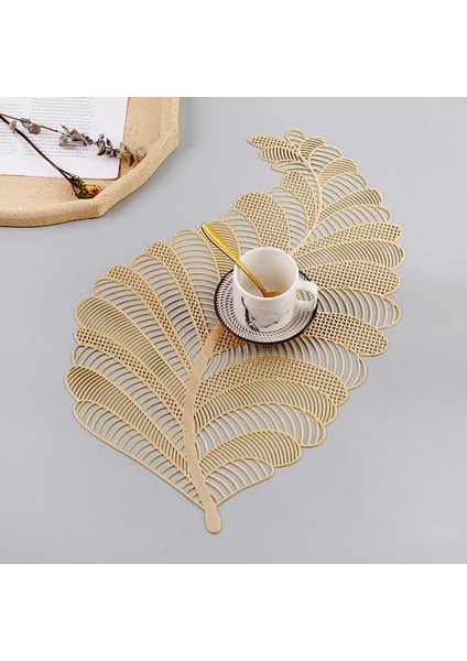 2CD-51066-003 Kırmızı Pvc Yaprak Içi Boş Iskandinav Kaymaz Mutfak Aksesuarları Placemat Coaster Yalıtım Pedi Bulaşık Sehpa Mat Peçeteler Ev Dekor (Yurt Dışından) modelleri