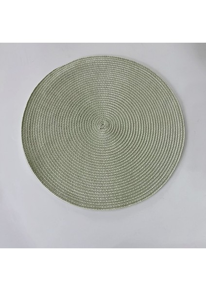 Z Yuvarlak 4 Adet 4 Adet Pp Yemek Masası Mat Dokuma Placemat Ped Isıya Dayanıklı Kaseler Kahve Fincanları Coaster Sofra Mat Ev Mutfak Parti Kaynağı (Yurt Dışından)