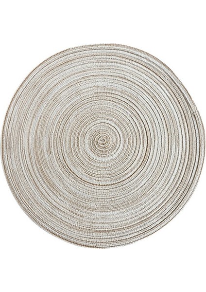 J 30CM Yemek Masası Için Servis Altlığı 1 Pc Isıya Dayanıklı Servis Altlıkları Lekeye Dayanıklı Kaymaz Yıkanabilir Dokuma Pamuk Ipliği Rami Sofra Mat (Yurt Dışından)