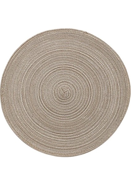 Kahve Çapı 36 cm Yuvarlak Dokuma Iskandinav Tarzı Kaymaz Placemat Coaster Yalıtım Dolgu Kupa Bardak Masa Mat Ev Dekor Peçete Mutfak Aksesuarları (Yurt Dışından)