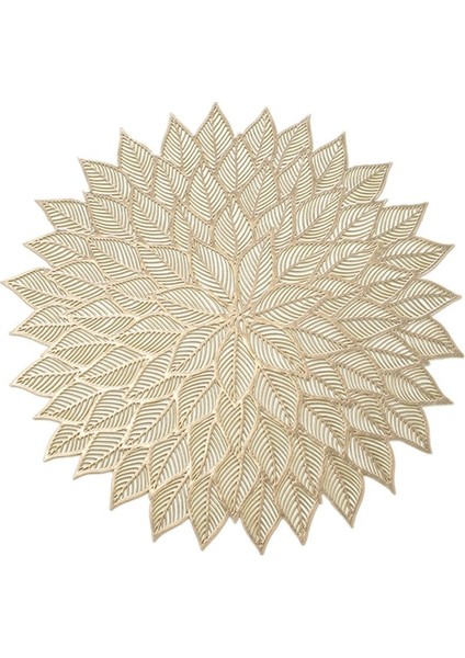 I 38 cm 1 Adet Pvc Içi Boş Yalıtım Coaster Pedleri Masa Kase Mat Ev Yılbaşı Dekoru Isıya Dayanıklı Çiçek Şekli Placemat Yemek Masası (Yurt Dışından)