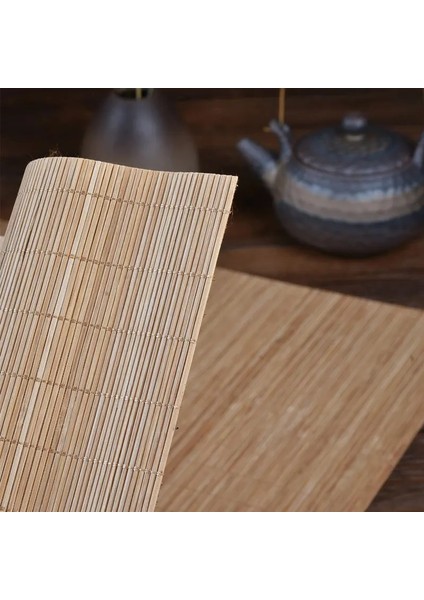 Stil 3 40CM Doğal Bambu Masa Koşucu Placemat Çay Paspasları Masa Placemat Pad Isı Yastığı Ev Cafe Restaurant Dekorasyon (Yurt Dışından) indirimleri