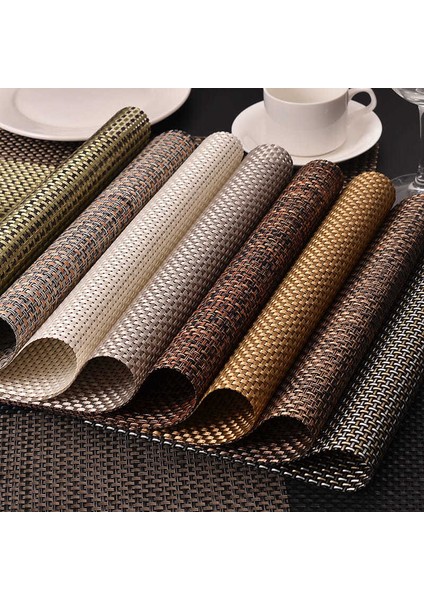 Mat 1 Adet 30X45CM Kaymaz Servis Altlığı Su Geçirmez Baskılı Yemek Masası Mat Pp Plastik Isı Yalıtımlı Sofra Kase Pedleri Mutfak Aksesuarları (Yurt Dışından)