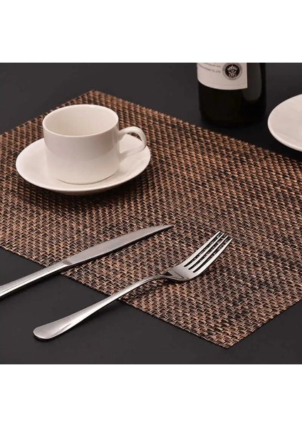Mat 1 Adet 30X45CM Kaymaz Servis Altlığı Su Geçirmez Baskılı Yemek Masası Mat Pp Plastik Isı Yalıtımlı Sofra Kase Pedleri Mutfak Aksesuarları (Yurt Dışından)