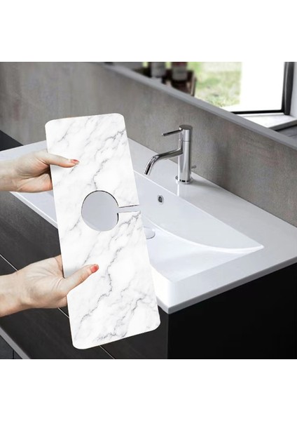 E 10X60 cm Banyo Musluk Emici Mat Lavabo Sıçrama Koruma Pedi Tezgah Hızlı Kuruyan Ped Kuru Tutmak Aracı Banyo Aksesuarları (Yurt Dışından) fırsatları