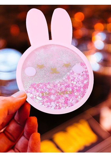 F Sevimli Bardak Tavşan Romantik Kiraz Çiçeği Sezon Okyanus Bataklık Silikon Su Bardağı Kupa Placemat Yastık Yalıtım Sağlam (Yurt Dışından) modelleri