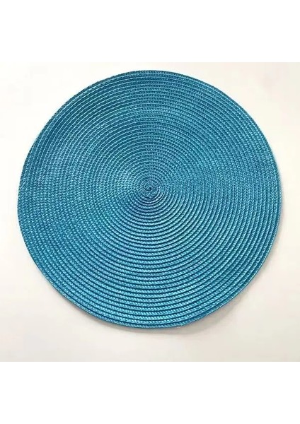 D Yuvarlak 6 Adet 4 Adet Pp Yemek Masası Mat Dokuma Placemat Ped Isıya Dayanıklı Kaseler Kahve Fincanları Coaster Sofra Mat Ev Mutfak Parti Kaynağı (Yurt Dışından)