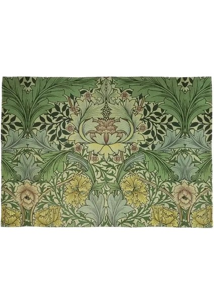 PM-158 46CMX33CM Retro Bitki Desenleri Masa Peçetesi Yalıtım Placemat Pamuk Keten Ped Masa Mat Mutfak Aksesuarları Dekorasyon Ev Ped Coaster (Yurt Dışından)