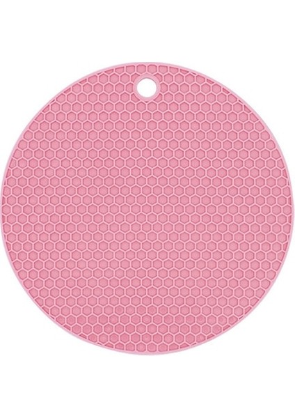 Wok Standı 2 17.5 X17.5CM 18/14CM Yuvarlak Silikon Masa Mat Ekstra Kalın Placemat Açık Kutular Petek Sıcak Ped Kahve Fincanı Altlığı Yaratıcı Mutfak Pot Tutucu (Yurt Dışından)