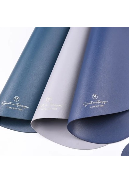 Yeşil Servis Altlığı ve Bardak Altlığı Inyahome Pu Servis Altlıkları Masa Için Su Geçirmez Kaymaz Yalıtım Deri Yer Paspasları Seti Iskandinav Tarzı Noel Coaster Fincan Mat (Yurt Dışından)
