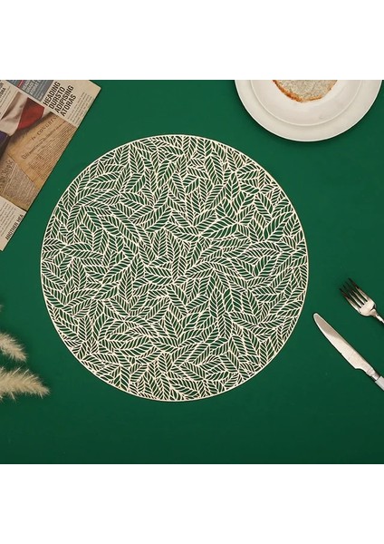 C1 38 cm 1 Adet Pvc Içi Boş Yalıtım Coaster Pedleri Masa Kase Mat Ev Yılbaşı Dekoru Isıya Dayanıklı Çiçek Şekli Placemat Yemek Masası (Yurt Dışından)