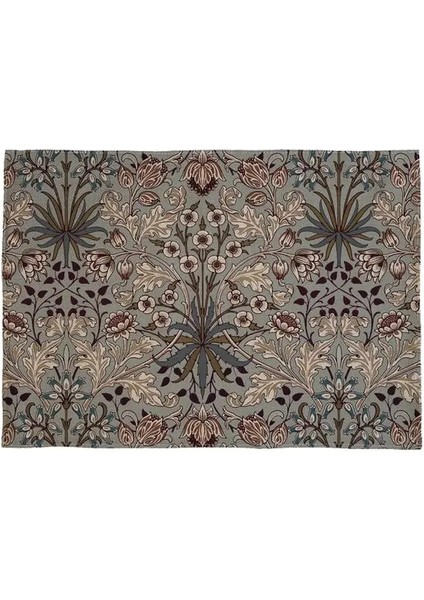 PM-157 46CMX33CM Retro Bitki Desenleri Masa Peçetesi Yalıtım Placemat Pamuk Keten Ped Masa Mat Mutfak Aksesuarları Dekorasyon Ev Ped Coaster (Yurt Dışından)