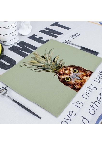 Cd3-6 42X32 cm 42X32 cm Karikatür Hayvan Içecek Coaster Masa Peçeteler Placemat Yemek Masası Fincan Coaster Placemats Masa Bireysel Masa Mat (Yurt Dışından)