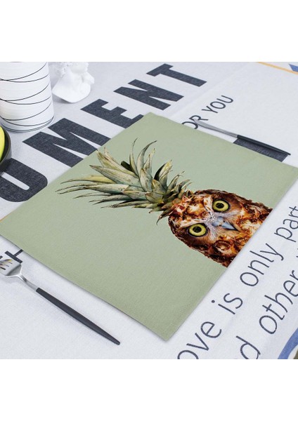 Cd3-6 42X32 cm 42X32 cm Karikatür Hayvan Içecek Coaster Masa Peçeteler Placemat Yemek Masası Fincan Coaster Placemats Masa Bireysel Masa Mat (Yurt Dışından)