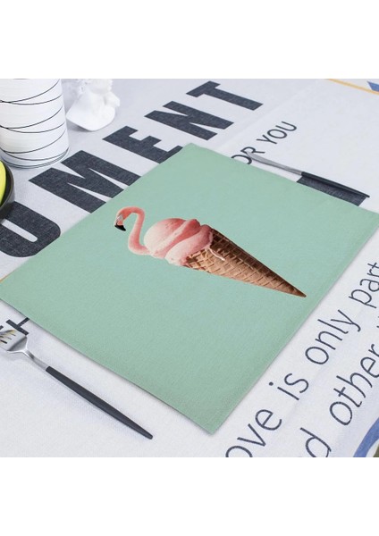 Cd3-6 42X32 cm 42X32 cm Karikatür Hayvan Içecek Coaster Masa Peçeteler Placemat Yemek Masası Fincan Coaster Placemats Masa Bireysel Masa Mat (Yurt Dışından)