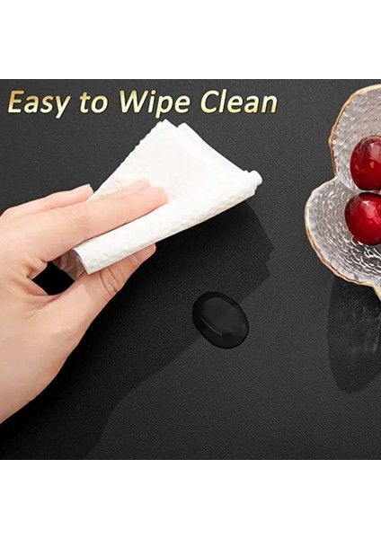 Ds Pembe Gri 44X30 cm 1 Adet Inyahome Ev Dekor Mutfak Masa Placemats Çift Taraflı Renkli Oval Tasarım Yemek Masası Paspaslar Su Geçirmez Isıya Dayanıklı Kapalı (Yurt Dışından)