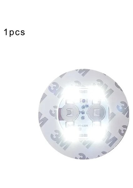 1 Adet Beyaz Bir Boyut Aydınlık Şişe Çıkartmalar Işıkları LED Coaster, Yanıp Sönen Atmosfer Işığı ile Bar Düğün Parti Kokteyl Bardak Vazo Dekor Lambaları (Yurt Dışından)