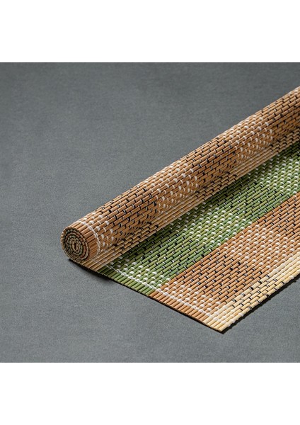 Damalı Mavi Şerit 45X30 cm Bambu Servis Altlığı Coaster Kuzey Avrupa Haşlanma Önleyici Su Geçirmez Ped Masa Mat Dekorasyon Çay Aksesuarları Ev Mutfak Mat (Yurt Dışından)