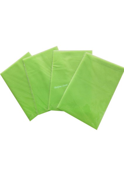 Şeffaf Yeşil 2 Adet 45X29 cm Buzdolabı Pedi Yıkanabilir Buzdolabı Paspasları Gömlekleri Su Geçirmez Buzdolabı Pedleri Mat Kesilebilir Raflar Çekmece Masa Paspasları Buzdolabı Astarı (Yurt Dışından)