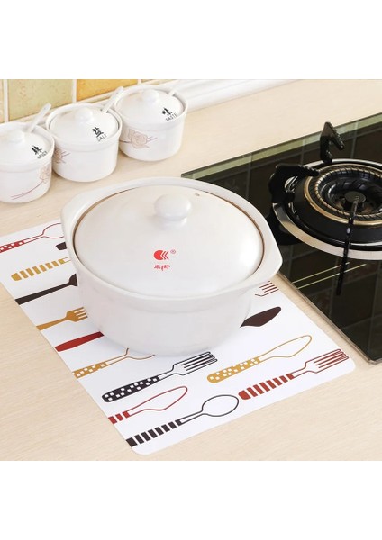 Mix Renkler 2 Adet-Paket 2/4 Adet Placemats Pvc Masa Mat Çocuk Sofra Karikatür Yemek Masası Disk Pedleri Bardak Napperon Plaka Bar Tapete De Lugar 40*28 cm (Yurt Dışından)